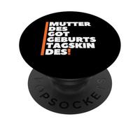 Mutter Des Geburtstagskindes - German Mother Birthday Boy PopSockets PopGrip Adesivo