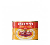 Mutti Baby Roma Polpa - Pomodori tritati finemente, 300 g, confezione da 12
