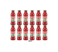Mutti Passata di Pomodoro, Salsa di Pomodoro Italiana, Set da 12 Bottiglie, 700g per Bottiglia, 100% Pomodori Italiani, + portachiavi italy shop service