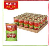 Mutti Pomodorini Ciliegini Italiani Dolci Interi in Lattina Cartone 24x400g
