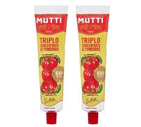 Mutti - Salsa di pomodoro tripla concentrata, tubetto da 185 g, confezione da 4
