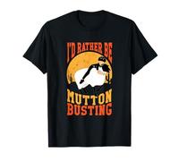 Mutton Busting Pecore Equitazione Giovani Rodeo Bambini Mutton Buster Maglietta