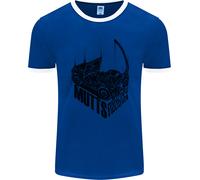 Mutts Military Utility Tactical Trucks 4X4 Uomo Ringer T-Shirt FotL