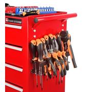 MUTUACTOR Screwdriver Organizer Rack Heavy Duty, Magnetic Mount Screwdriver Holder Plier Organizer, Magnetic Tool Holder Storage Holder for Various Screwdrivers Pliers Shears Tool Chest Cart Workbench