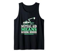 Mutuo Aiuto Significa mancante Cena Groundman mutuo Aiuto Lineman Canotta