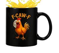 Mutura divertente - tazze da caffè | Coppa di pollo | 11 once di tazzse di caffè in ceramica | Taze da bere accattivanti Halloween | in ceramica per il succo di vino di Halloween Beer Living Sog
