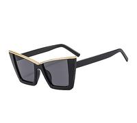 MUTYNE Moda Donna Cat Eye Occhiali da sole per uomo Retro Leopard Green Frame Occhiali da sole Luxury Female Shades Occhiali da vista UV400, Tè verde, taglia unica