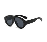 MUTYNE Occhiali da sole alla moda da donna, montature decorative, occhiali da sole da guida, UV400 (nero grigio)