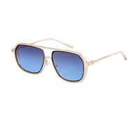 MUTYNE Occhiali da sole con montatura grande da uomo, design con aste in metallo, stile retrò steampunk, protezione solare UV400 (C4)
