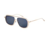 MUTYNE Occhiali da sole con montatura grande da uomo, design con aste in metallo, stile retrò steampunk, protezione solare UV400 (C1)