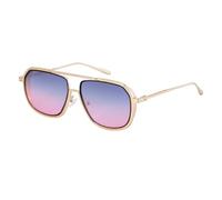 MUTYNE Occhiali da sole con montatura grande da uomo, design con aste in metallo, stile retrò steampunk, protezione solare UV400 (C5)