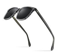 MUTYNE Occhiali da sole polarizzati in acetato Occhiali da sole quadrati vintage moda uomo per donna Occhiali da sole, grigio, taglia unica