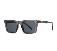 MUTYNE Occhiali da sole quadrati da donna alla moda, popolari, con lenti UV400 (grigio grigio)