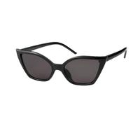 MUTYNE Occhiali da sole rossi piccoli cat eye per le donne Moda retrò sexy leopardo cateye montatura occhiali da sole sottili tonalità nere UV400, c4, taglia unica