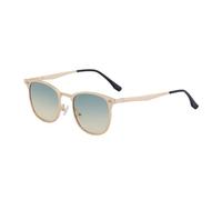 MUTYNE Occhiali da sole vintage da uomo, design con aste a molla, stile steampunk, protezione solare UV400 (C4)