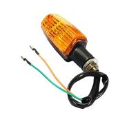 MUTYNE Segnali Indicatori Direzione 2 pezzi Indicatore luminoso di direzione in plastica per moto universale DC 12V Lente ambra