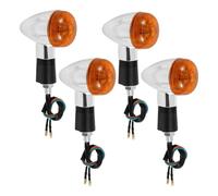 MUTYNE Segnali Indicatori Direzione 4 Pezzi Luce Di Direzione Motocicletta Indicatore Universale Svolta Lampadina Ambra Lampade Per Moto Lampeggiante Lampada Per Bici