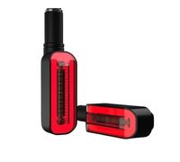 MUTYNE Segnali Indicatori Direzione Indicatori Di Direzione Universali Per Motociclette Luci 12V Segnali DRL Lampeggiatore Ad Acqua Fluente 2 In 1 Accessori Per Fanali Posteriori