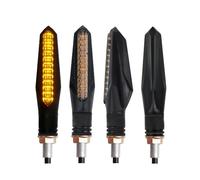 MUTYNE Segnali Indicatori Direzione Luce Di Direzione Universale Per Motociclette Freccia Scorrevole Lampada Ambra Segnali Lampeggianti Freno Indicatori