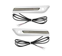 MUTYNE Segnali Indicatori Direzione Luci Per Borse Laterali Per Motociclette, Lente Fumé/rossa, Indicatore Di Direzione Per Per Touring 2014-2023