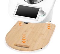 MUUKAIII Tavola Scorrevole per Bimby, Base e Vassoio Scorrevoli in Legno di Bambù per Bimby TM6 e TM5