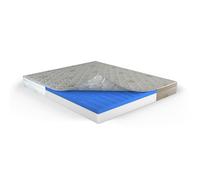 MUUN - Materasso Una Piazza e Mezza Memory Foam, 140x190, H 26 cm, Sfoderabile con Aloe Vera, Mod. PENELOPE, per Letto Una Piazza e Mezza con Contenitore o Rete, Ipoallergenico e Antibatterico