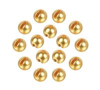 MUUNN 50 perline in tungsteno scanalate per la costruzione di mosche, per affondare più profondamente e più velocemente, 12 colori/13 misure, perline in tungsteno scanalate, per legare le mosche