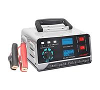 Muuoeou 400W 30A 12V / 24V Caricabatteria per Auto Automatico Smart Pulse Repair Boat Trickle EU Plug