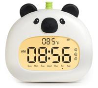 Muuookka Sveglia con Allenatore del Sonno Panda per Bambini, Sveglia Ricaricabile Tramite USB, Lampada Panda