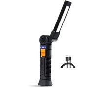 Muuookka Torcia LED di Pannocchia Ricaricabile USB LAMPAGNO MAGNOTICA LAMPAGGIO di IMPEGNO LAMPAGGIO di LAMPAGNO con Battere Completamente