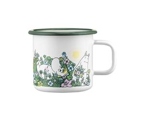 Muurla 3.7dl in The Garden Moomin Tazza smaltata Finlandia