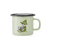 Muurla Enamel Mug 2,5 dl Snufkin, verde chiaro, 2,5 dl