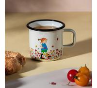 Muurla PIPPI Calzelunghe Tazza Smaltata Be More Pippi 0,37 L, Edizione 80° Anniversario