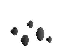 Muuto Dots Ganci Legno Nero 5 Pz.