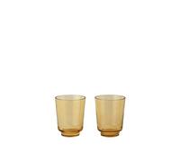 Muuto Raise Glass Set di 2 30 Cl Arancione Bruciato