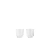 Muuto Raise Glass Set di 2 Bicchieri Trasparente da 20 Cl