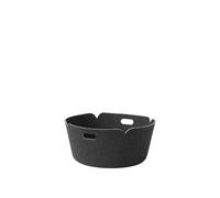 Muuto Restore Cestino Rotondo Ø52 Nero Mélange