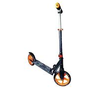 Muuwmi Aluminium Scooter 200 mm Schwarz/Orange, Unisex-Adult, Nero/Arancione, One Size