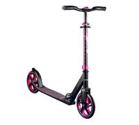 Muuwmi Scooter Pro in alluminio - Ruote da 215 mm - Cuscinetti ABEC 7 - Manubrio regolabile in altezza - Adatto per bambini e adulti - Certificazione GS - Fino a 100 kg - Monopattino New Pink