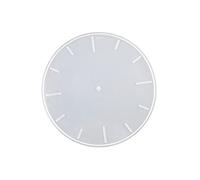 MUUYYI Stampo in resina per orologio con numeri grandi, stampo in silicone per resina epossidica, decorazione da parete clack-art