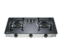 Muvip Bruciatori secondari per barbecue e affumicatori della marca Modello Cucina a Gas Inox 3 Fuochi - Vetro Temperato - Accen