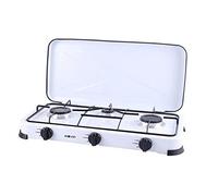 Muvip - Cucina a gas a 3 fuochi, colore: bianco