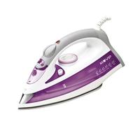 Muvip Ferro da stiro con vapore, 2200 W, suola in ceramica, serbatoio da 350 ml, controllo della temperatura, cavo da 1,80 m