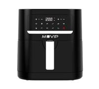 Muvip Friggitrice ad Aria Calda 7 Litri 1800W Touch Screen - 10 Programmi di Cottura - Colore Nero