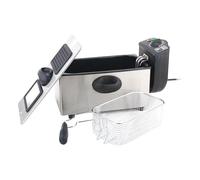Muvip, friggitrice elettrica, 3 litri, maniglie fredde al tatto, completamente rimovibile, coperchio con finestra, 2000 W