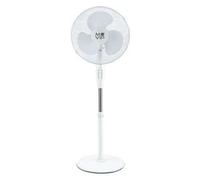 Muvip Ventilatore da Piantana 45W 3 Pale - 3 Velocità - Altezza e Inclinazione Regolabili - Base Rinforzata - Colore Bianco NEW