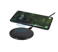 Muvit Caricabatterie da tavolo wireless Qi 5W/7,5W/10W/15W Specchio e Argento