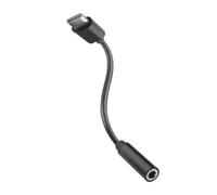 Muvit For Change Adattatore jack da USB-C a 3,5 mm nero