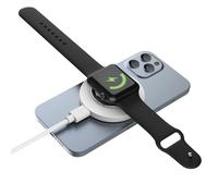 Muvit For Change Caricatore wireless Magsafe+iwatch+airpods da 15 W con supporto e cavo di tipo C incluso
