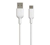 muvit for change Cavo USB a Tipo C 3A 0,2 m Bianco